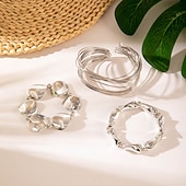 お買い得  ダンス用アクセサリー-サンバアクセサリーズ ボヘミアン ゴールド トーン スタッカブル ブレスレット - マルチレイヤード ワイヤーラップ バングル  チャンキー ジオメトリック チャーム ブレスレット パフォーマンスコスチューム