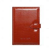 cheap Universal Phone Bags-Genuine Leather Passport HolderFull Grain Leather Passport Holder Wallet Cover for Men and Women Travel