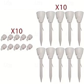 cheap Watering &amp; Irrigation-20pcs Automatic Plant Drip Irrigation Set Adjustable Water Flow Suitable for Indoor and Garden Plants Compatible with Standard EU/US Threaded Bottles Efficient Battery-Free Pot Watering System