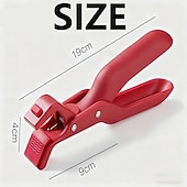 billige Kjøkkenutstyr og -redskap-4-pakning gripetang for varmeplater med kroker, multifunksjonell skåldingsbestandig bolleholderklips for kjøkken silikon sklisikker skåldingsbestandig tallerkengriper, bolleklips varm tallerkengriper