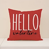 halpa Heitä tyynyt, insertit ja kannet-Ystävänpäivän kissakuvioinen tyynynpäällinen, sydänkuvioinen koristetyyny, täydellinen sohvalle, olohuoneeseen, makuuhuoneeseen, ihanteellinen romanttisen lomatunnelman luomiseen ja viihtyisään