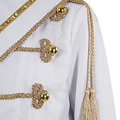 abordables Hauts-Rétro Vintage Rococo Manteau Bal Masqué Veste de cirque Manches longues Prince Aristocrate Déguisement Homme Carnaval Mascarade Événement / Fête Adulte Manteau Automne &amp; Hiver