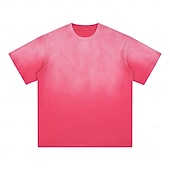 abordables t-shirts de base-SoftFade™ homme en coton 100 % à effet délavé tee-shirt lourd à manches courtes col rond été dégradé ombre basique style vintage délavé vacances rue sortie blanc haut tee pour homme