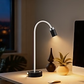 billige Bordlamper-Sensorlampe med justerbar stang, bordlampe med berøringsfri bevegelseskontroll, nattbordlampe for soverom/stue