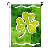 cheap Wall Tapestries-St Patrick's Day Outdoor Garden Flag Irish Party Decoration for Yard Patio Lawn Holiday Celebration