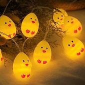 זול מופעל באמצעות USB-ביצי פסחא לד מחרוזת אורות USB מחרוזת אורות פיות לקישוט מסיבת פסח באביב קישוט פנימי וחיצוני