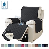 abordables Funda para sillón reclinable-Funda de sofá para mascotas, color sólido, elástica, impermeable, antideslizante, resistente a las manchas, universal, moderna y sencilla, para el hogar, sala de estar, regalo para dueños de mascotas
