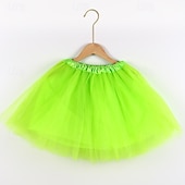 cheap Bottoms-Fancy Costume Tulle Skirt Tutu Skirt Retro Vintage 1980s Layered Puffy Neon Adults' Women's Halloween Carnival Party Performance Dance Ballet Dress Up