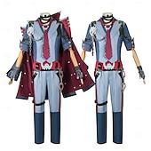 preiswerte Anime-Kostüme-Elementar-Saga Wriothesley Anime Cosplay Kostüm Outfits Cosplay-Anzüge Videospielkostüme Halloween Karneval Party Comic-Konzert Kostüm Für Herren Erwachsene