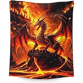 cheap Blankets &amp; Throws-Blanket Fleece Throw Blanket for Couch Dragon Gift Classic 3D Fantasy Sofa Bed Decorative Warm Blanket Home Decor