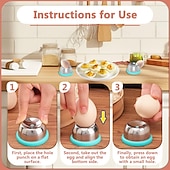 olcso Eszközök tojáshoz-2 db tartós tojáslyukasztó tojáslyukasztó lyukasztó különálló lyuk rozsdamentes acél tű tojás tojáslyukasztó konyhai eszközök