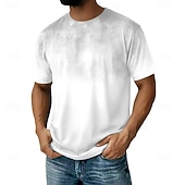 abordables t-shirts de base-SoftFade™ homme en coton 100 % à effet délavé tee-shirt lourd à manches courtes col rond été dégradé ombre basique style vintage délavé vacances rue sortie blanc haut tee pour homme