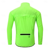 cheap Men's Jackets &amp; Gilets-WOSAWE Men's Windbreaker Cycling Jersey Cycling Jacket High Visibility Waterproof Windproof Cycling Bike Jacket Windbreaker Mountain Bike MTB Road Bike Cycling City Bike Cycling Navy Green Black Bike