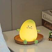 tanie Światła nocne-Miękki silikon mango z funkcją ładowania, lampka nocna z funkcją ładowania, uchwyt na telefon, Boże Narodzenie, Nowy Rok, święta, prezent urodzinowy, dekoracja wnętrz, sypialnia, światło, ładowanie