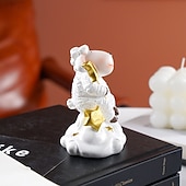 cheap Ramadan &amp; Eid-Ramadan Eid White Sheep on Cloud Resin Decor – Cute Eid al-Fitr Tabletop Ornament, Perfect for Ramadan Kareem Gifts, Home Decor, and Party Display