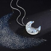 preiswerte Halsketten &amp; Anhänger-Anhänger Halskette For Damen Straße Täglich Kristall MOON Baum des Lebens