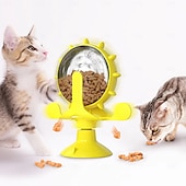 abordables Cuencos y Comederos-Juguete para gatos, dispensador de comida con base de ventosa y orificio de fuga, utilizado para juguetes interactivos para gatos y gatitos en interiores.