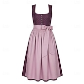 Χαμηλού Κόστους Dirndl-Oktoberfest Φορέματα Ντιρντλ Trachtenkleader Υπηρέτρια βαυάρος Γερμανικά Λιβάδια Γυναικεία Πανί παραδοσιακού στυλ Φόρεμα Ποδιά Χωρίς μπλούζα