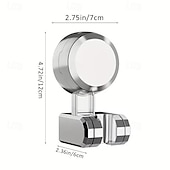 olcso Esemény- és party kellékek-1/2 darabos tapadókorongos zuhanytartó - többcélú fürdőszobai kiegészítő, tapadókorongos permetezőtartó, hordozható, fokozott stabilitás és rugalmasság, praktikus zuhanytartozék-talp