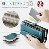 cheap Samsung Cases-Phone Case For Samsung Galaxy Z Fold 7 Wallet Case with Lanyard with Wrist Strap Kickstand TPU PU Leather