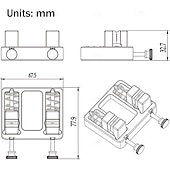 billige klemmer og tang-kraftig sveisetvinge i aluminium med temperaturbestandig kjeve for montering av kretskort, loddetrådklemme, loddeinnretning for ledningsmontering, sveisebordklemmeverktøy