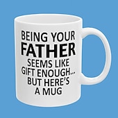  Bycie Twoim Ojcem 11oz Śmieszny Kubek Świąteczny Kubek Kawowy od Ojca Hilaracyjny Prezent Świąteczny Urodzinowy Kubek Sezonowy