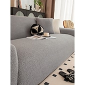 tanie Pokrowce na sofę-1 szt. aksamitny pokrowiec na sofę, gruby, miękki, luksusowy, dekoracyjny, chroniący sofę, antypoślizgowy, pyłoszczelny, chroniący przed zarysowaniami, odpowiedni do sypialni, salonu i gabinetu przez