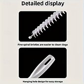 olcso Tisztító szerek-5 db hosszú nyelű tisztítókefe ergonomikus fogantyúkkal, rugalmas sörtékkel fürdőszobai mosdó lefolyóihoz, konyhai csövekhez, szőrtelenítéshez, tartós, kiváló minőségű, többcélú kefék egész éves