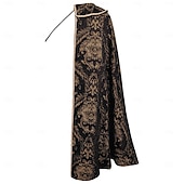 お買い得  衣装-ロココ調 ヴィクトリアン ルネッサンス ケープ ファンシーコスチューム 貴族 王室の衣装 フィット＆フレア 仮装 男性用 ファンタジー ハロウィーン カーニバル 性能 LARP レンフェア 成人 上着 パンツ クローク