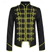 economico Cime-Costume di fantasia Giacca da circo direttore di circo Vittoriano Stile militare Adulti Per uomo Halloween Carnevale Feste Performance Mascherata Vestirsi