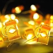 Χαμηλού Κόστους φώτα εγχόρδων εσωτερικού χώρου-5μ Φώτα σε Κορδόνι 50 LEDs 1set Πράσινο Φώτα χάλκινου σύρματος Creative String Lights Εσωτερικό USB Τροφοδοτείται μέσω USB Με μπαταρίες