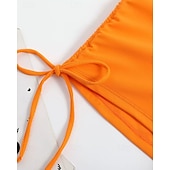 tanie Tankini i bikini do surfingu-Damskie Strój kąpielowy Tankini 2-częściowa Tropikalny Ultra lekki (UL) Elastyczny Bez rękawów Kąpielówki Surfing Nurkowanie z rurką Lato