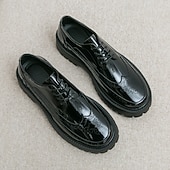 preiswerte Brogue-Schuhe-Goldene Brogue-Schnürschuhe für Herren – Premium-Qualität mit markanter Sohle, perfekt für formelle Anlässe, Partys und stilvolle Freizeitkleidung