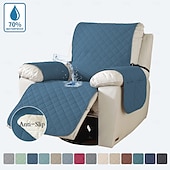 abordables Funda para sillón reclinable-Funda de sofá para mascotas, color sólido, elástica, impermeable, antideslizante, resistente a las manchas, universal, moderna y sencilla, para el hogar, sala de estar, regalo para dueños de mascotas