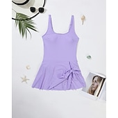 Χαμηλού Κόστους Rash Guards One Pieces-Γυναικεία Μαγιό Μονόχρωμο Προστασία UV Υψηλή Ελαστικότητα Αμάνικο Μαγιό Σέρφινγκ Καταδύσεις Ψαροντούφεκο Καλοκαίρι