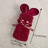 billiga påsk-4-delat presentset med påskhare och handdukar - - mjukt pastellrosa/beige/vita/lila kaniner med hjärtformade öron &amp;ögonlock perfekta för duschar, bröllop, födelsedagar, bad (moderna handdukar med