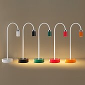 billige Bordlamper-Sensorlampe med justerbar stang, bordlampe med berøringsfri bevegelseskontroll, nattbordlampe for soverom/stue