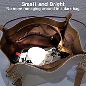 billiga Dekorativa ljus-Handväska med ljussensor, hjärtformad väskbelysning, hängande nattlampa för kvinnor, damer, flickor