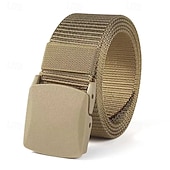 economico Articoli per la casa-cintura in nylon con fibbia non metallica e non magnetica, cintura tattica militare in nylon, fibbia in plastica, cintura in tela senza metallo per esterni