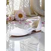 economico Madre della Sposa/Sposo-décolleté da donna con tacco basso e cinturino alla caviglia in raso bordeaux - eleganti scarpe da sera minimaliste per la mamma della sposa, matrimonio chic in città &amp;eventi formali