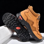 tanie Buty trekingowe-Męskie buty trekkingowe na co dzień – wytrzymałe, sznurowane, wygodne i oddychające, idealne na przygody na świeżym powietrzu, wędrówki i do noszenia na co dzień