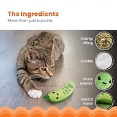 economico Giochi per gatti-giocattolo dentale per gatti croccante con cetriolo e erba gatta