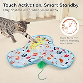 Недорогие Игрушки для кошек-Интерактивные игрушки для кошек в стиле пряток, подвижный чехол 27 дюймов, разные цвета.