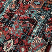 economico giacca camicia da uomo-Per uomo Camicia Camicia casual Giacca camicia Sopracamicia Rombo Quotidiano All'aperto Rosso Azzurro cielo Marrone Manica Lunga Collo ripiegato Primavera Autunno Abbigliamento Tasca