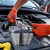 Недорогие Стойки для хранения-Набор магнитных шестигранных ключей — профессиональный модульный ящик для инструментов, прочный полипропиленовый материал, вертикальный органайзер для инструментов с 23 отделениями, черно-красный,