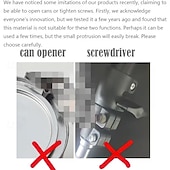 preiswerte Freizeit im Freien-2 Stück robuste Schlüsselanhänger mit Flaschenöffner und Karabinerhaken für Damen und Herren