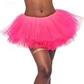 economico Fondi-Costume di fantasia Tutu Gonna in tulle Retrò Vintage Anni '80 Adulti Per donna Halloween Carnevale Feste Performance Vestirsi