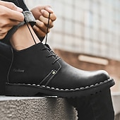 preiswerte Arbeitsschuhe-Lässige gelbe Herren-Ankle-Boots – bequem, stilvoll mit weichem Futter, ideal für legere Hochzeiten und Veranstaltungen im Freien