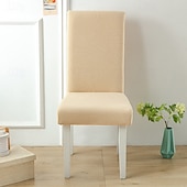 cheap Armchair Cover &amp; Armless Chair Cover-Water Resistant Polar Fleece Stretch Dining Chair Cover Soft Seat Slipcover for Home Kitchen Gift for Family(Not 100% Waterproof)