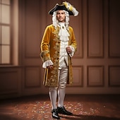 baratos Sapatos masculinos-Sapatos de Salto Pretos Masculinos de Mardi Gras com Bico Pontudo e Fivela com Studs Moda Tendência para Carnaval Festas e Eventos Noturnos